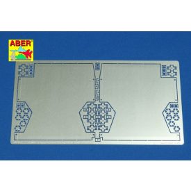   Aber Tiger.I Ausf.E - Exhaust Covers (Early/Late Version) (Hobby Boss, Tamiya)