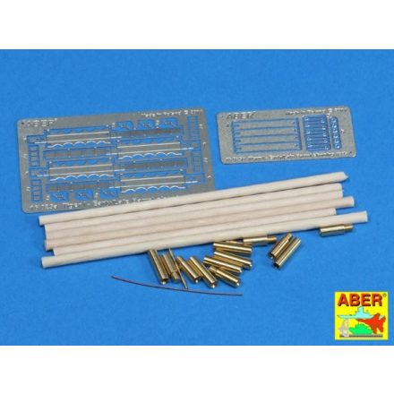 Aber German Barrel Cleaning Rods /w Brackets for Tiger.I (Sd.Kfz.181)