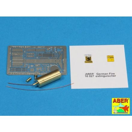 Aber German Fire Extinguisher /w Brackets Used on German Tanks, Assault Guns and Other Vehicles