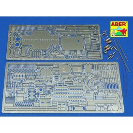   Aber German Heavy Tank Pz.Kpfw.VI Ausf.B (Sd.Kfz.182) Tiger.II Henschel-Turm Vol.1 - Basic Set (Tamiya, Trumpeter)