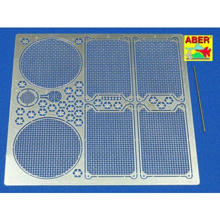 Aber German Heavy Tank Pz.Kpfw.VI Ausf.B (Sd.Kfz.182) Tiger.II Henschel-Turm Vol.2A - Grilles (Tamiya)