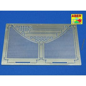   Aber German Heavy Tank Pz.Kpfw.VI Ausf.B (Sd.Kfz.182) Tiger.II Henschel-Turm Vol.3 - Anti Mine Mesh (Trumpeter)