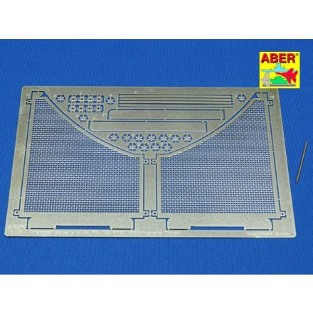 Aber German Heavy Tank Pz.Kpfw.VI Ausf.B (Sd.Kfz.182) Tiger.II Henschel-Turm Vol.3 - Anti Mine Mesh (Trumpeter)