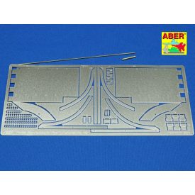   Aber German Heavy Tank Pz.Kpfw.VI Ausf.B (Sd.Kfz.182) Tiger.II Henschel-Turm Vol.5 - Front Fenders (Tamiya, Trumpeter)