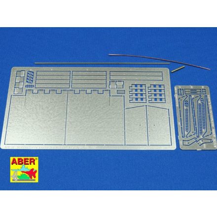 Aber German Heavy Tank Pz.Kpfw.VI Ausf.B (Sd.Kfz.182) Tiger.II Henschel-Turm Vol.6 - Rear Fenders (Tamiya, Trumpeter)