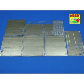   Aber German Heavy Tank Pz.Kpfw.VI Ausf.B (Sd.Kfz.182) Tiger.II Henschel-Turm Vol.7 - Side Fenders (Tamiya, Trumpeter)