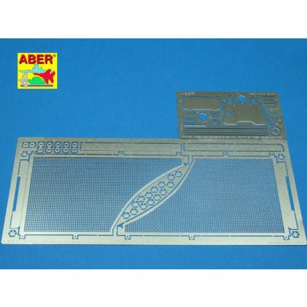 Aber German Heavy Tank Pz.Kpfw.VI Ausf.B (Sd.Kfz.182) Tiger.II Porsche-Turm Vol.8 - Anti Mine Mesh & Additional Parts (Tamiya, Trumpeter)