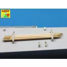 Aber Barrel Cleaning Rods /w Brackets for Tiger.II (Sd.Kfz.182) Late Model 1450mm