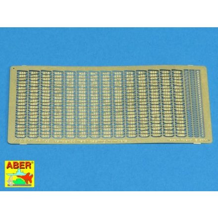 Aber Panzer 38 Track Casting Numbers (Panda Model)