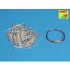 Aber German Medium Tank Pz.Kpfw.IV Ausf.H (Sd.Kfz.161/2) Vol.9B - Track Pins x 200pcs. (Trumpeter)