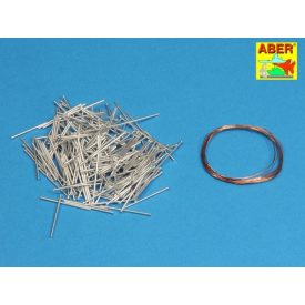   Aber German Medium Tank Pz.Kpfw.IV Ausf.H (Sd.Kfz.161/2) Vol.9B - Track Pins x 200pcs. (Trumpeter)