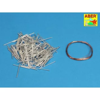   Aber German Medium Tank Pz.Kpfw.IV Ausf.H (Sd.Kfz.161/2) Vol.9B - Track Pins x 200pcs. (Trumpeter)