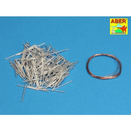 Aber German Medium Tank Pz.Kpfw.IV Ausf.H (Sd.Kfz.161/2) Vol.9B - Track Pins x 200pcs. (Trumpeter)