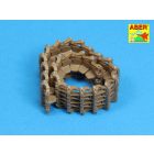 Aber German Medium Tank Pz.Kpfw.IV Ausf.H (Sd.Kfz.161/2) Vol.9B - Track Pins x 200pcs. (Trumpeter)