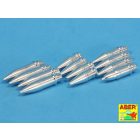 Aber German Medium Tank Pz.Kpfw.IV Ausf.H (Sd.Kfz.161/2) Vol.14 - Various Ammo Projectiles x12pcs. (Trumpeter)