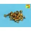 Aber Turned Imitation of Hexagonal Bolts 1,5mm x30pcs.