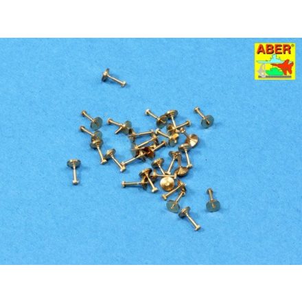 Aber Turned Imitation of Hexagonal Bolts 1,19mm x30pcs.