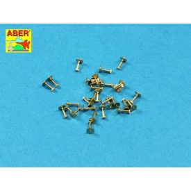 Aber Turned Imitation of Hexagonal Bolts x30pcs.