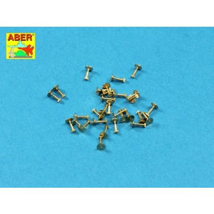 Aber Turned Imitation of Hexagonal Bolts x30pcs.