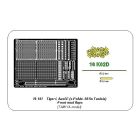 Aber Tiger I, E Tunisia 501 abt.- Front mud flaps (Tamiya)