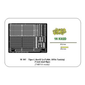 Aber Tiger I, E Tunisia 501 abt.- Front mud flaps (Tamiya)