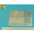 Aber Tiger I, E Tunisia 501 abt.- Front mud flaps (Tamiya)