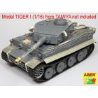 Aber Tiger I, E Tunisia 501 abt.- Front mud flaps (Tamiya)