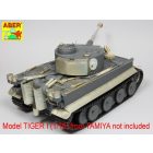 Aber Tiger I, E Tunisia 501 abt.- Tail mud flaps (Tamiya)