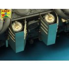 Aber Tiger I, E Tunisia 501 abt.- Exhaust Covers (Tamiya)