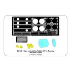 Aber Tiger I, E Tunisia 501 abt.- Air filter covers (Tamiya)