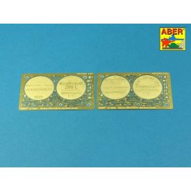   Aber German WWII 20L Jerry Can Closings & 200L Fuel Drum Covers (Choice A)