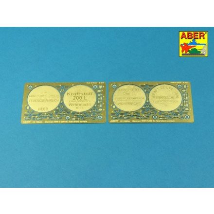 Aber German WWII 20L Jerry Can Closings & 200L Fuel Drum Covers (Choice A)