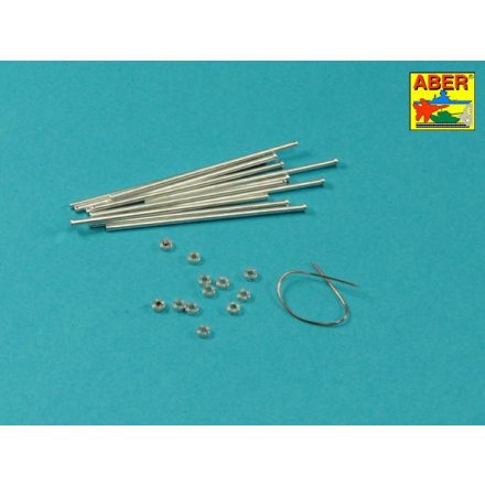 Aber German Medium Tank Panther Track Pins x12pc for Spare Tracks (Trumpeter)
