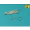 Aber German Medium Tank Panther Track Pins x12pc for Spare Tracks (Trumpeter)