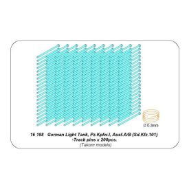 Aber Pz.Kpfw.I Ausf. A/B -track link pins x 200 pcs. (Takom)