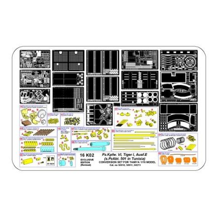 Aber Pz.Kpfw.VI Tiger.I Ausf.E (s.PzAbt. 501 in Tunisia) (Tamiya)