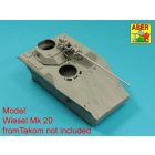 Aber Barrel for German 20 mm RH202 MK 20 DM chain gun used on Wiesel, Luchs, Marder I (Takom)