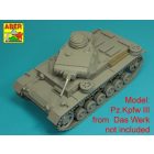 Aber German barrel 50mm KwK 38L/42 forPz.Kpfw.IIIAusf.G,H,J (early) (Das Werk, Heller)