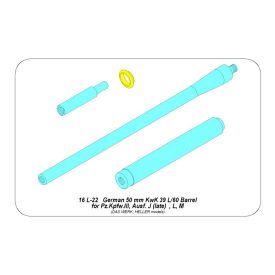   Aber German barrel 50mm KwK 39 L/60 forPz.Kpfw.IIIAusf.J (late), L, M (Das Werk, Heller)