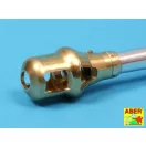 Aber Early Muzzle Brake Used on German 8,8cm Barrel Tiger.I - Early & Tiger II (Porsche Turret) (Tamiya, Trumpeter)
