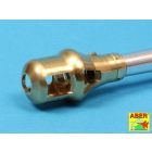 Aber Early Muzzle Brake Used on German 8,8cm Barrel Tiger.I - Early & Tiger II (Porsche Turret) (Tamiya, Trumpeter)