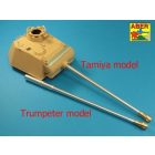 Aber Muzzle Brake for German 7,5cm Barrel Used on Sd.Kfz.171 Panther Ausf.G (Tamiya, Trumpeter)