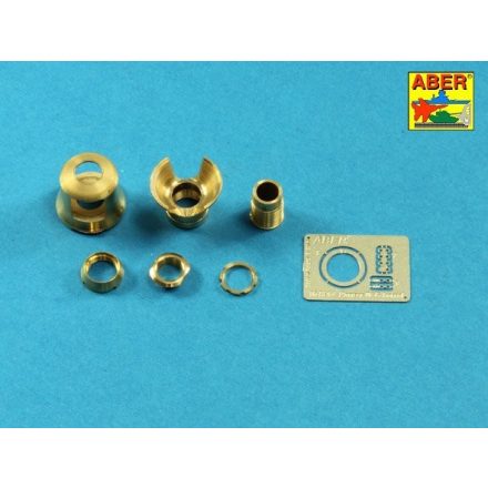 Aber Early Muzzle Brake Used on German 7,5cm Barrel Pz.Kpfw.IV Ausf.G & Stug. Ausf.F;F8 & G Early (Trumpeter)