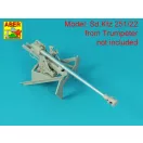 Aber Models Barrel for German 75 mm PaK 40 gun without muzzle brake