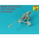 Aber Models Barrel for German 75 mm PaK 40 gun without muzzle brake