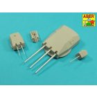 Aber Main Armament for German battleship Scharnhorst: 280mm x 9; 150mm x 12; 105mm x 14 (Trumpeter)