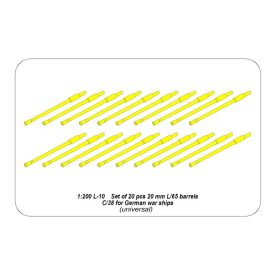   Aber Set of 20 pcs 20 mm L/65 barrels C/38 for German ships ships