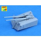 Aber 380mm & 150mm & 105mm & 37mm & 20mm Barrels for German Battleship Bismarck (Trumpeter)