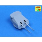 Aber 380mm & 150mm & 105mm & 37mm & 20mm Barrels for German Battleship Bismarck (Trumpeter)