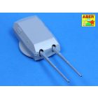 Aber 380mm & 150mm & 105mm & 37mm & 20mm Barrels for German Battleship Bismarck (Trumpeter)